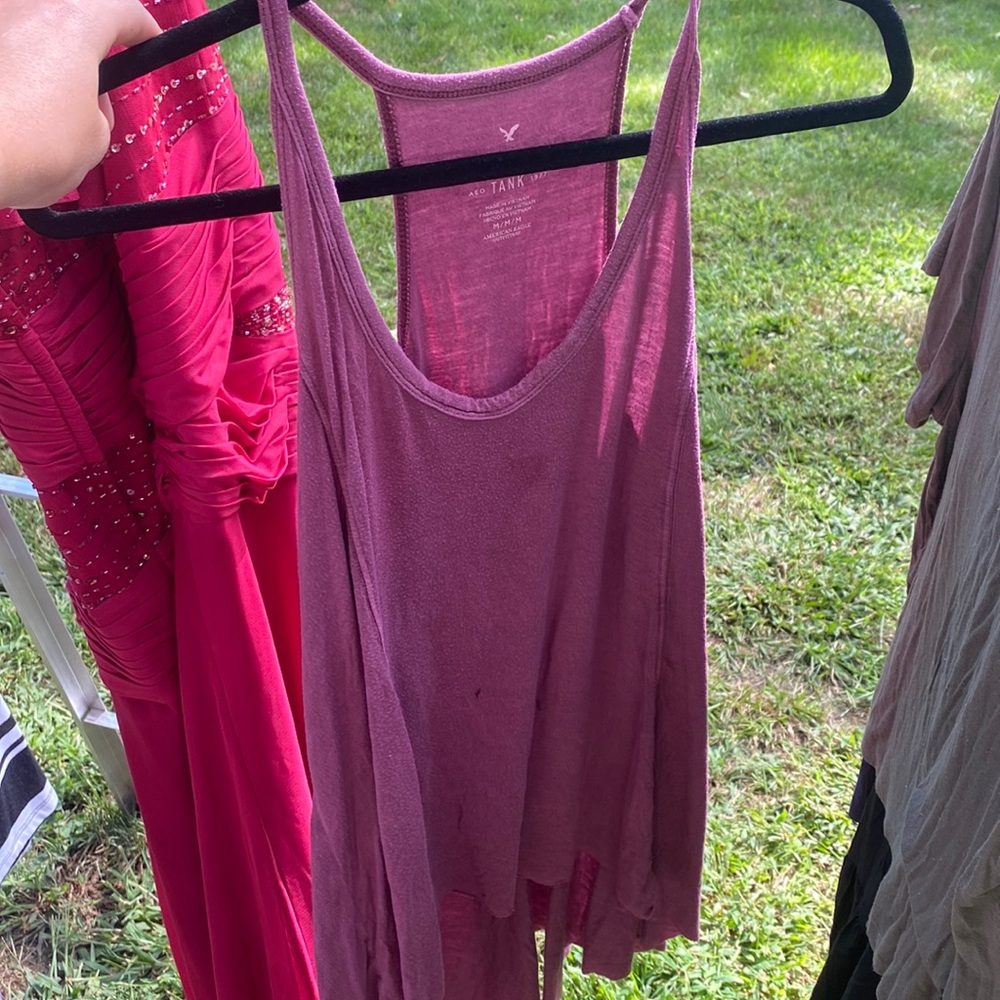 Woman’s tank top by American eagle, lightly worn
